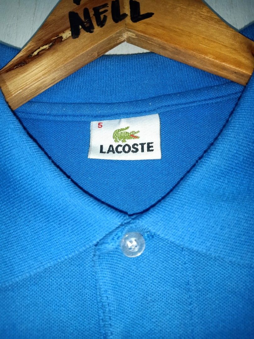 LACOSTE ROYAL BLUE POLO SHIRT, Men's Fashion, Tops & Sets, Tshirts ...