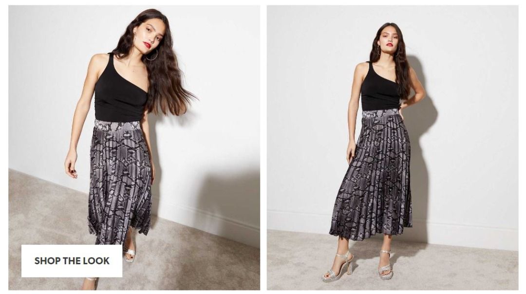 Snake print skirt new look outlet