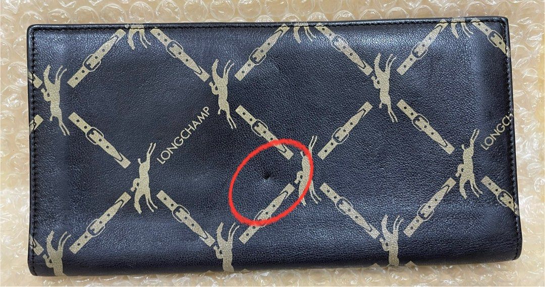 AUTHENTIC LONGCHAMP LEATHER WALLET MADE IN FRANCE