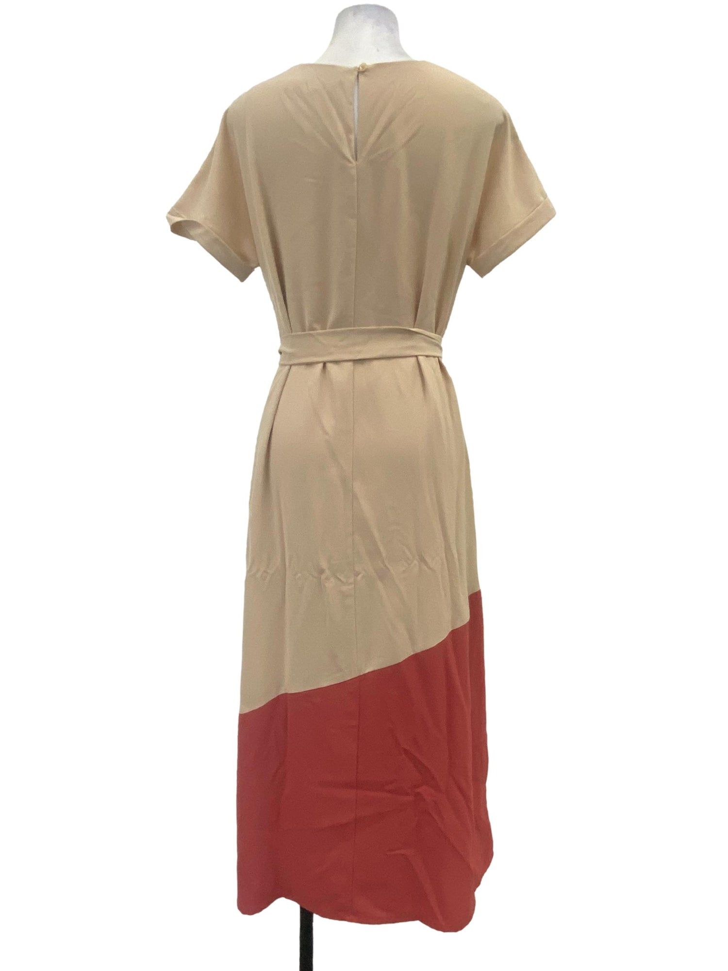 Love Bravery Nude With Red Bottom Maxi Dress