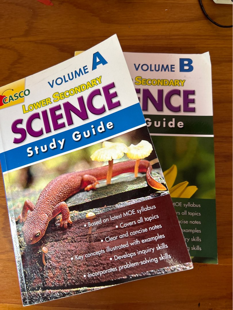 Lower Secondary Science Guide volume A and B, Hobbies & Toys, Books ...