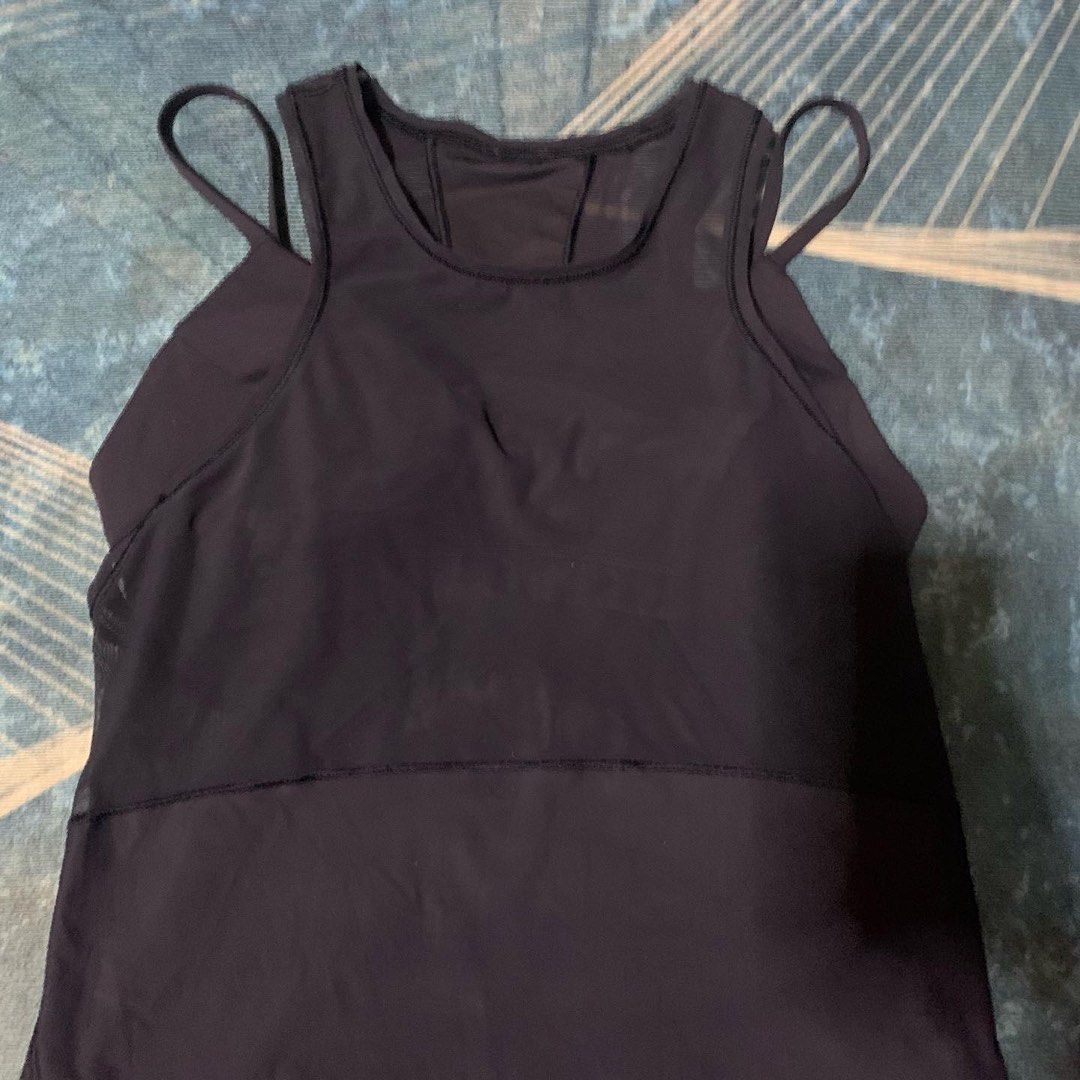 Lululemon (14) Align Tank Diamond Dye Pitch Grey Graphite Grey