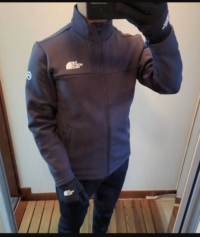 M 3XL TNF summit men brushed fleece jacket The north face Men s Summit Power Stretch Zip up fleece jacket NJ5JN72B