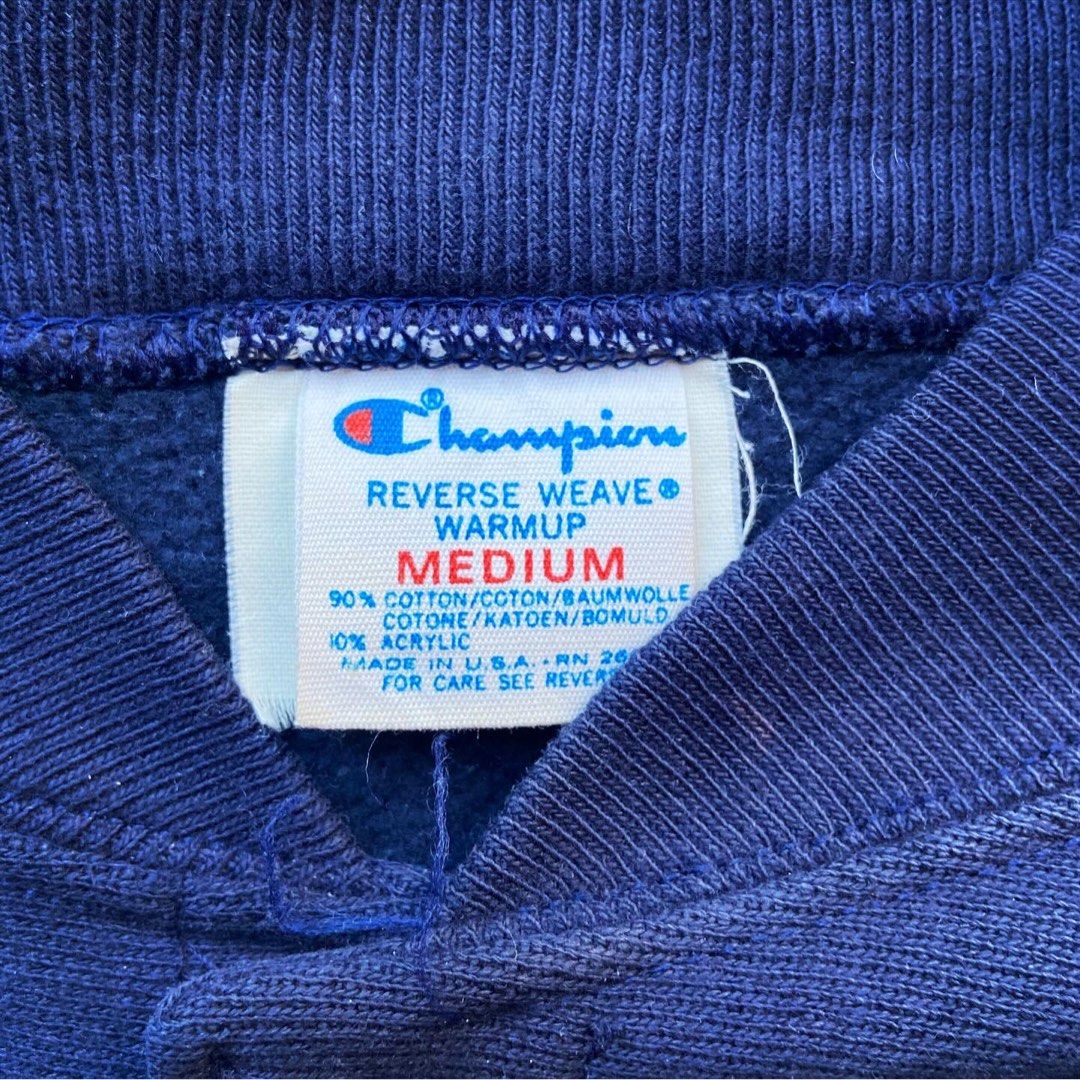 Made in USA🇺🇸 Vintage 80s Champion Reverse Weave Cardigan, 男裝