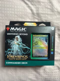  Magic The Gathering Lord of The Rings Tales of Middle-Earth  Prerelease Kit - 6 Packs, Dice, Promos : Toys & Games