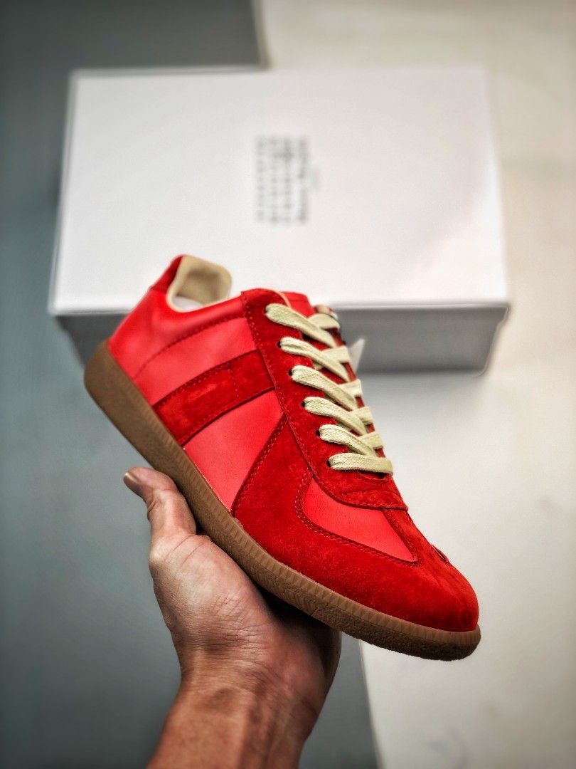Margiela sneakers top red
