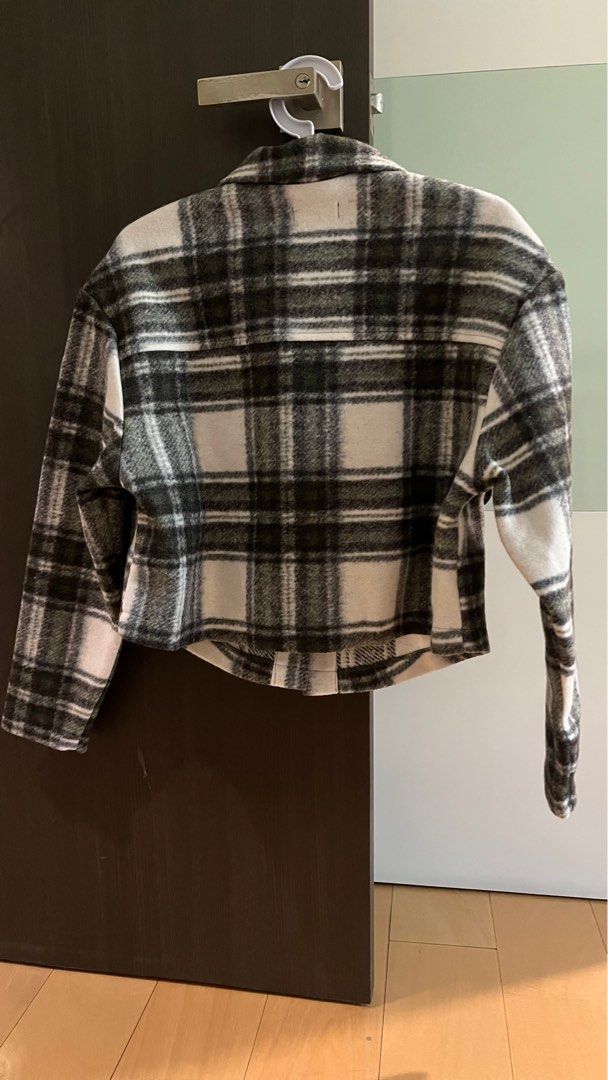 Mango checked jacket online