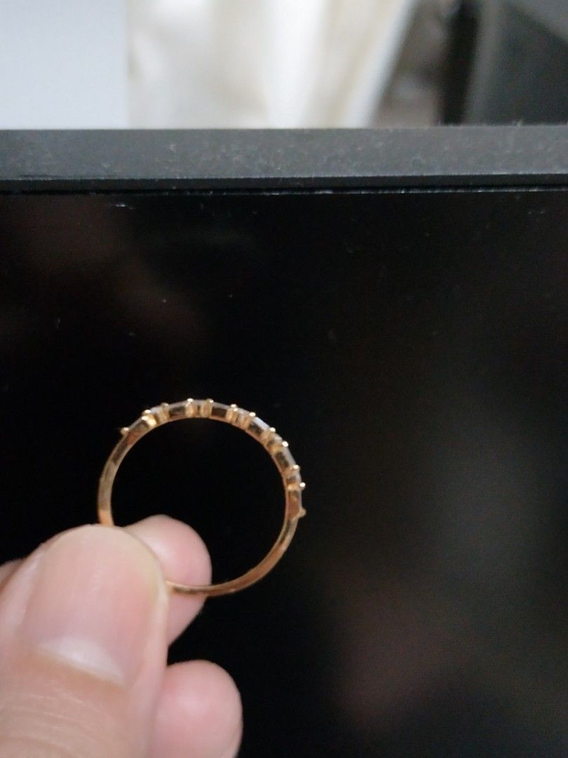 Manila Diamond Dainty Ring (Category: Rings) located in Quezon City. Submitted by bons83 (Listing ID 1169284598, Image 3). Description: .19 carat natural diamond vs2 clariy g-h color half dainty ring 18k rose gold size 7 with certificate complete inclusion.