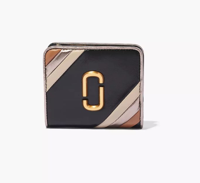 Marc Jacob s THE GLAM SHOT SHINY COLORBLOCK MINI COMPACT WALLET