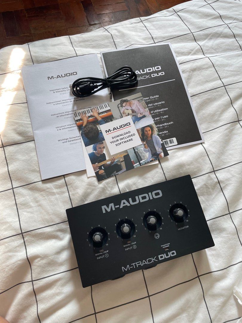 M-Audio M-Track Duo Audio Interface, Audio, Other Audio Equipment on ...