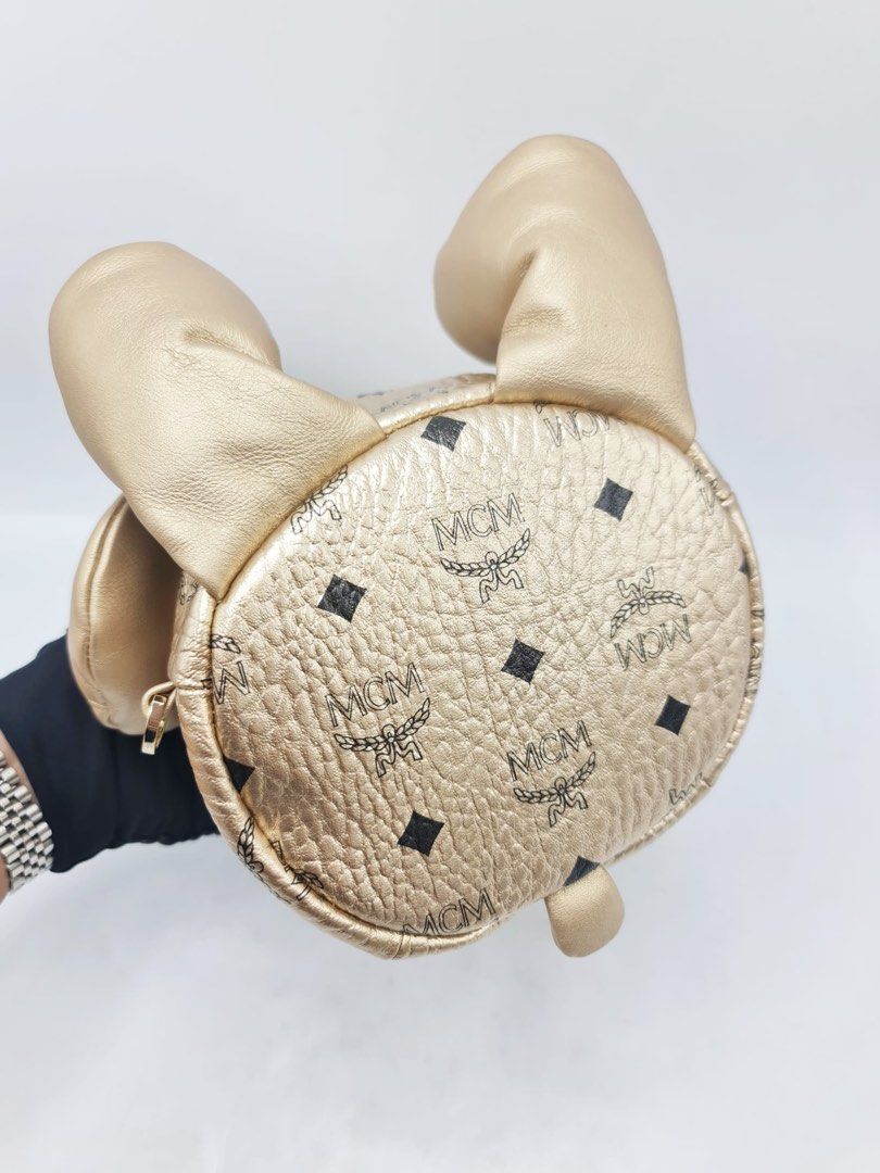 Mcm zoo bear doll backpack discount