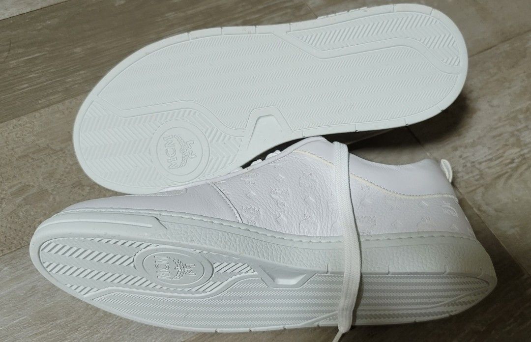 Mcm white sneakers top