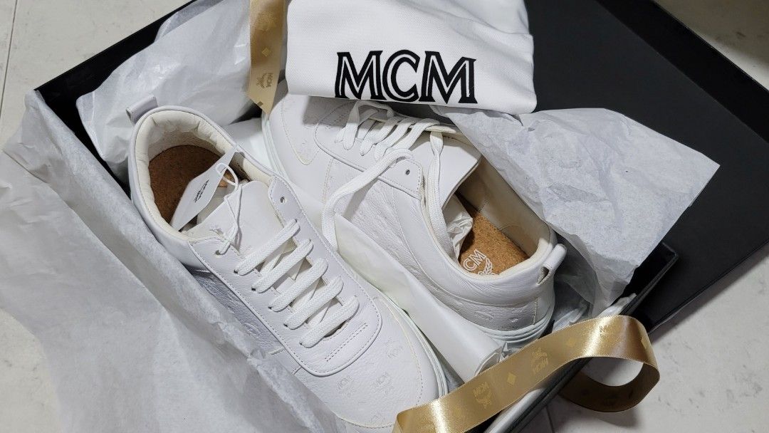 Mcm sneakers white online
