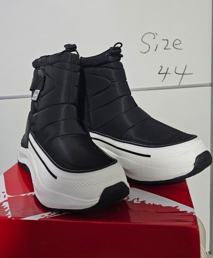 Mens black winter clearance shoes