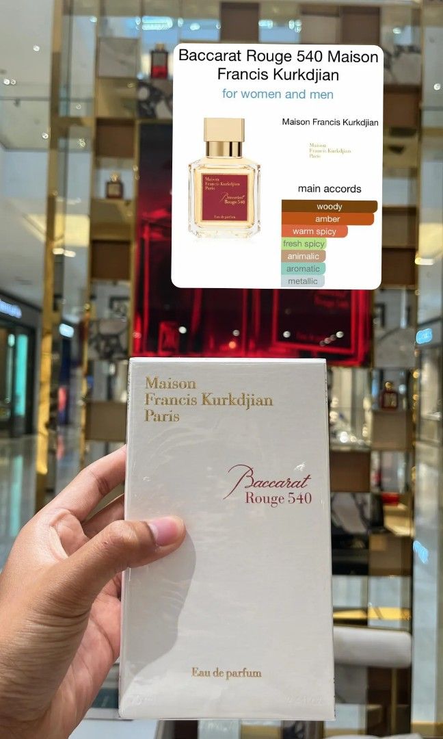 Mfk baccarat shop rouge 540 paragon