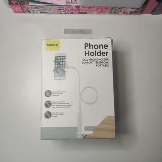 miniso white phone holder