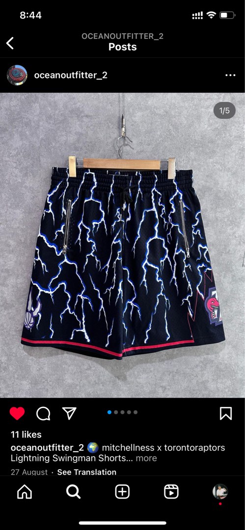 Mitchell ness outlet raptors shorts