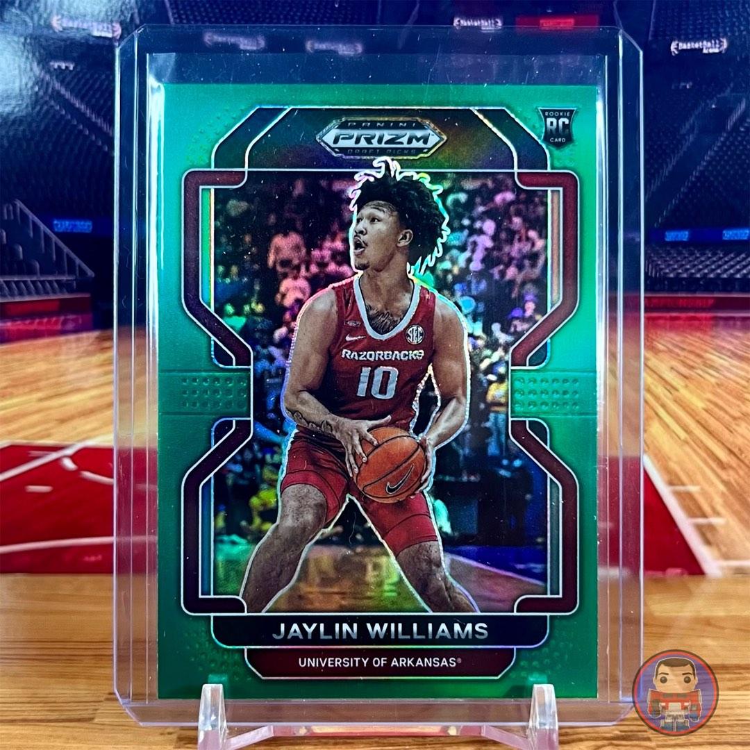 NBA Cards Jaylin Williams 2022 Panini Prizm Draft Picks 98 (Green