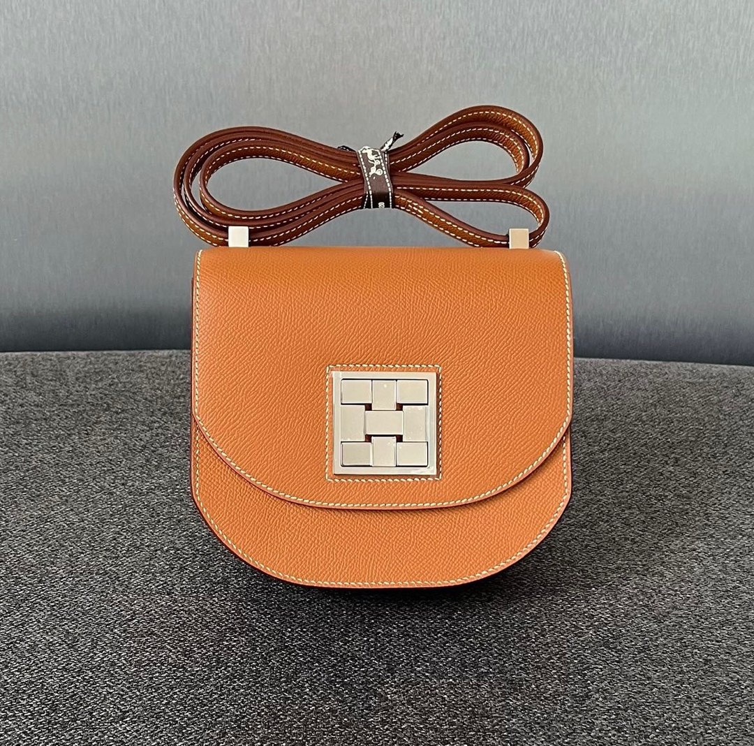 NEW Hermes Mosaique 24 Mini Gold Epsom Phw