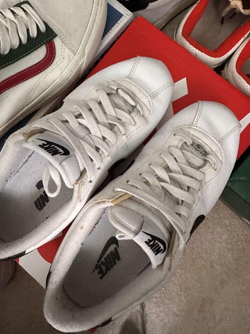 Nike cortez leather trainers sale