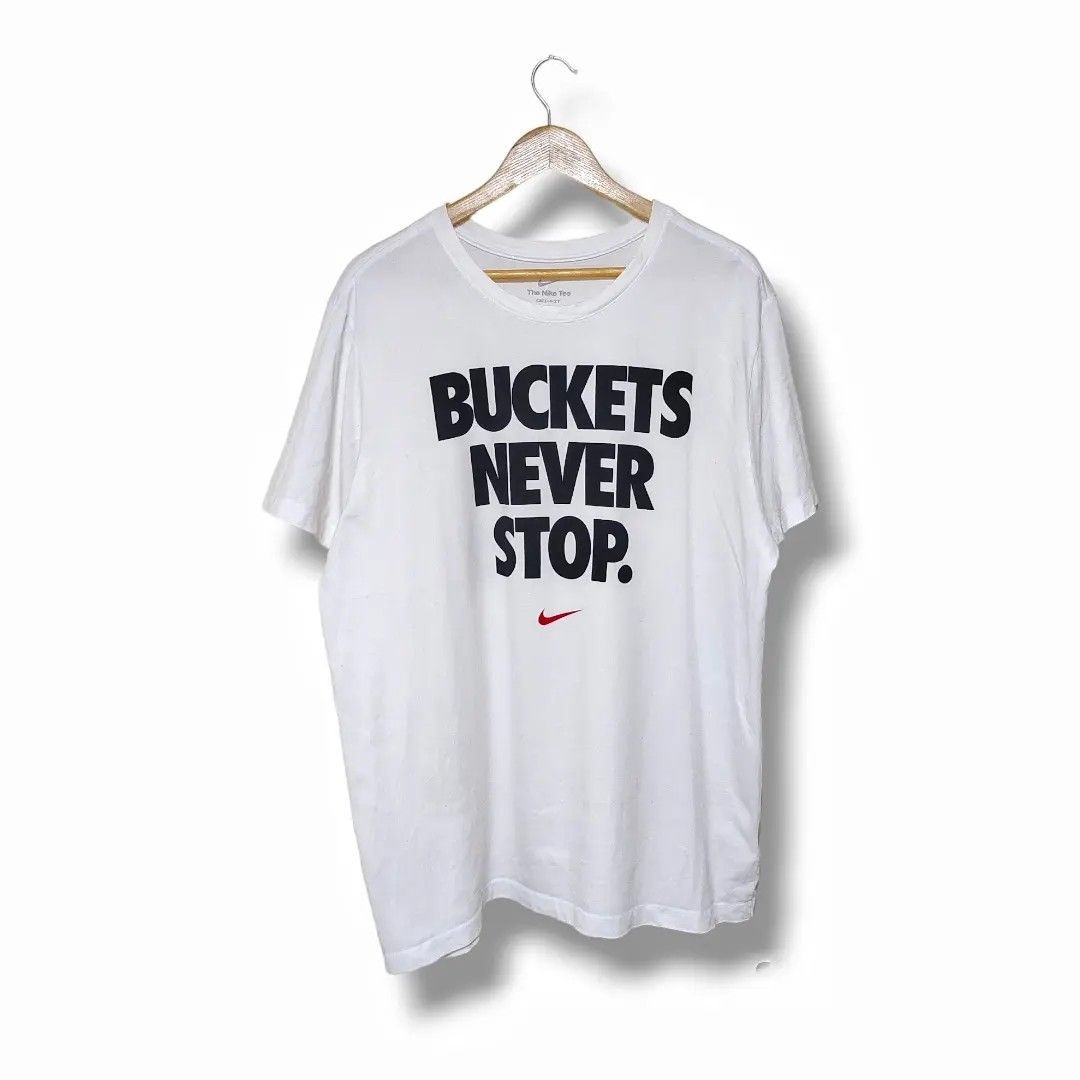 NIKE DriFit Buckets Never Stop Basketball TShirt, Men's Fashion, Tops