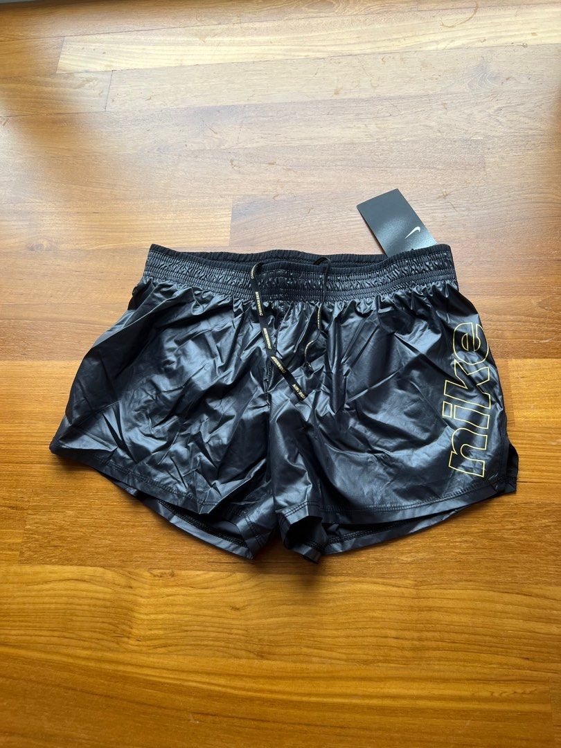 NIKE Outline Glam Dunk Shorts in Black Gold Size M and XL