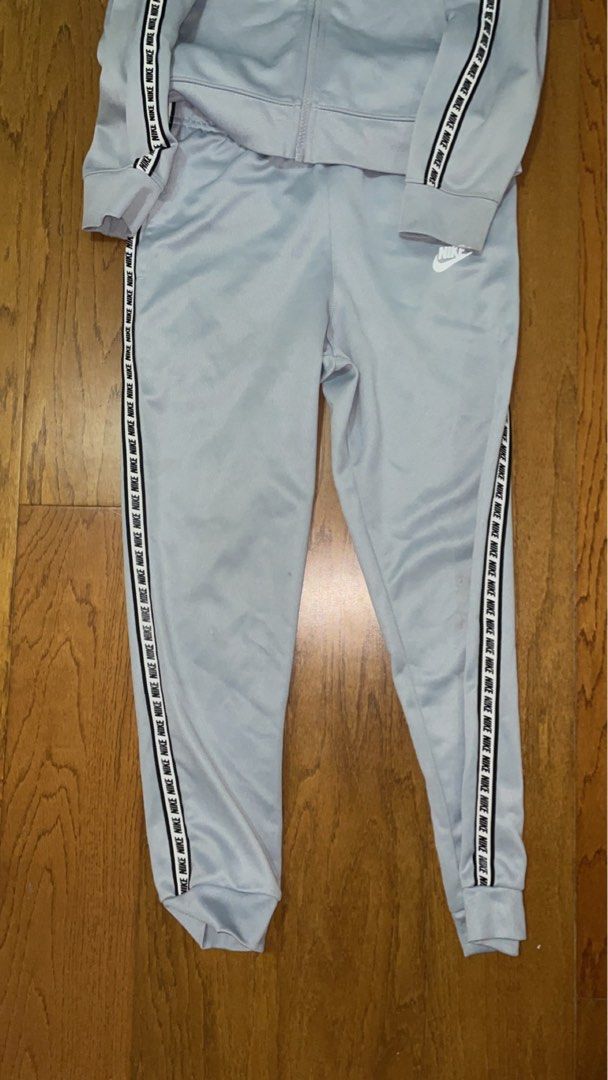 Nike tape shop tracksuit grey