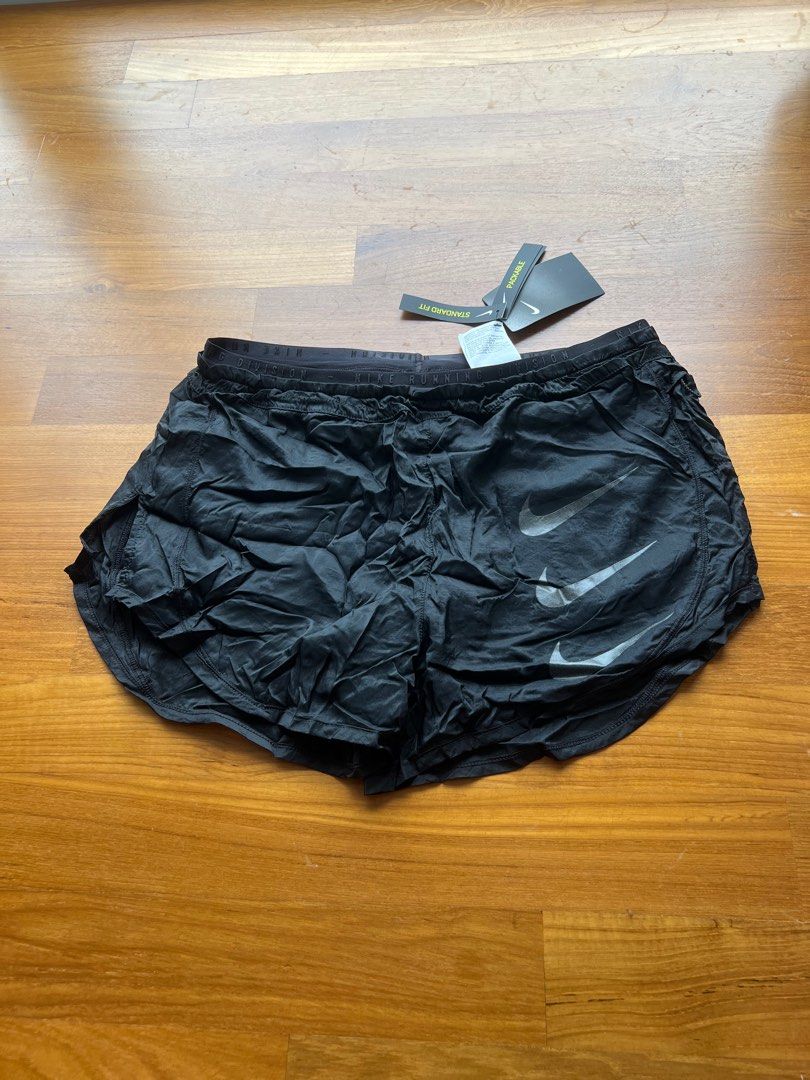 Nike Tempo Luxe 2 in 1 Running Short in Black