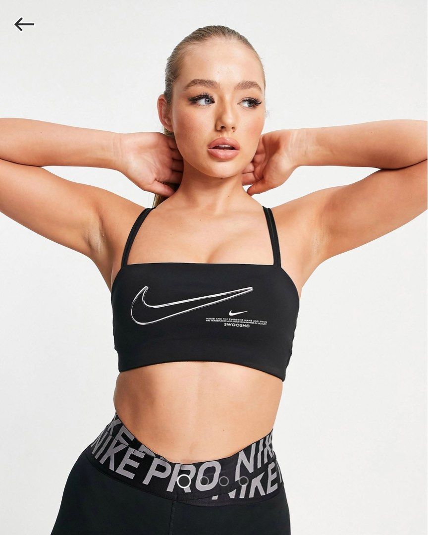 Nike Swoosh Light Support Sports Bra, Women's Fashion, Activewear