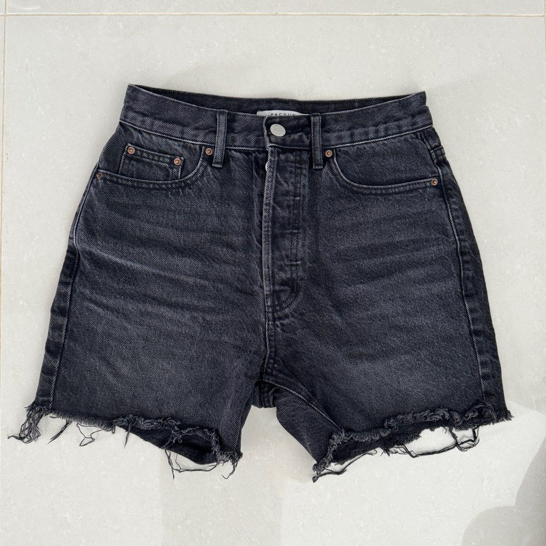 PacSun Black 90 s Girlfriend Denim Shorts