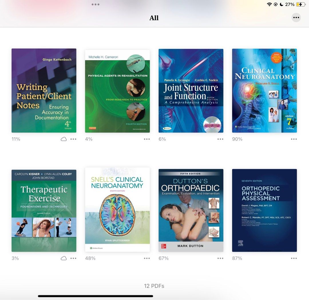 Physical Therapy Books [PDF] (Category: Textbooks) located in Manila. Submitted by lor1024 (Listing ID 1280379163, Image 2). Description: *PDF copies will be sent thru email *50 each; buy 3, get 1 free Available: O' Sullivan Physical Rehabilitation 6th Ed Ganong's Review of Medical Physiology 24th Ed Ganong's Review of Medical Physiology 23rd Ed Cameron Physical Agents in Rehabilitation 5th Ed Cameron Physical Agents in Rehabilitation 4th Ed Kett