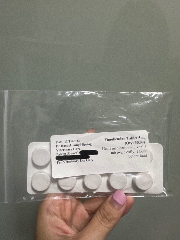 Pimobendan Tablet 5mg, Pet Supplies, Health & Grooming on Carousell