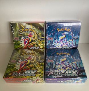 scarlet and violet ex booster box Pokemon Violet EX SV1V Korean Booster Pack