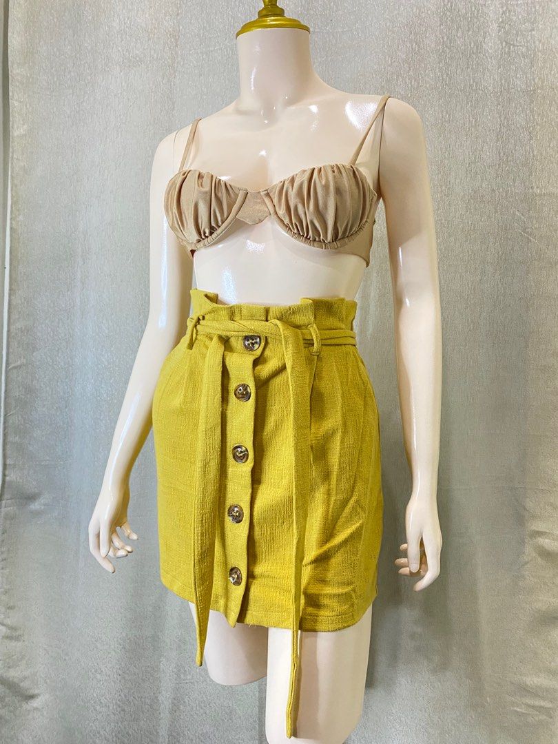 Mustard new arrivals skirt primark