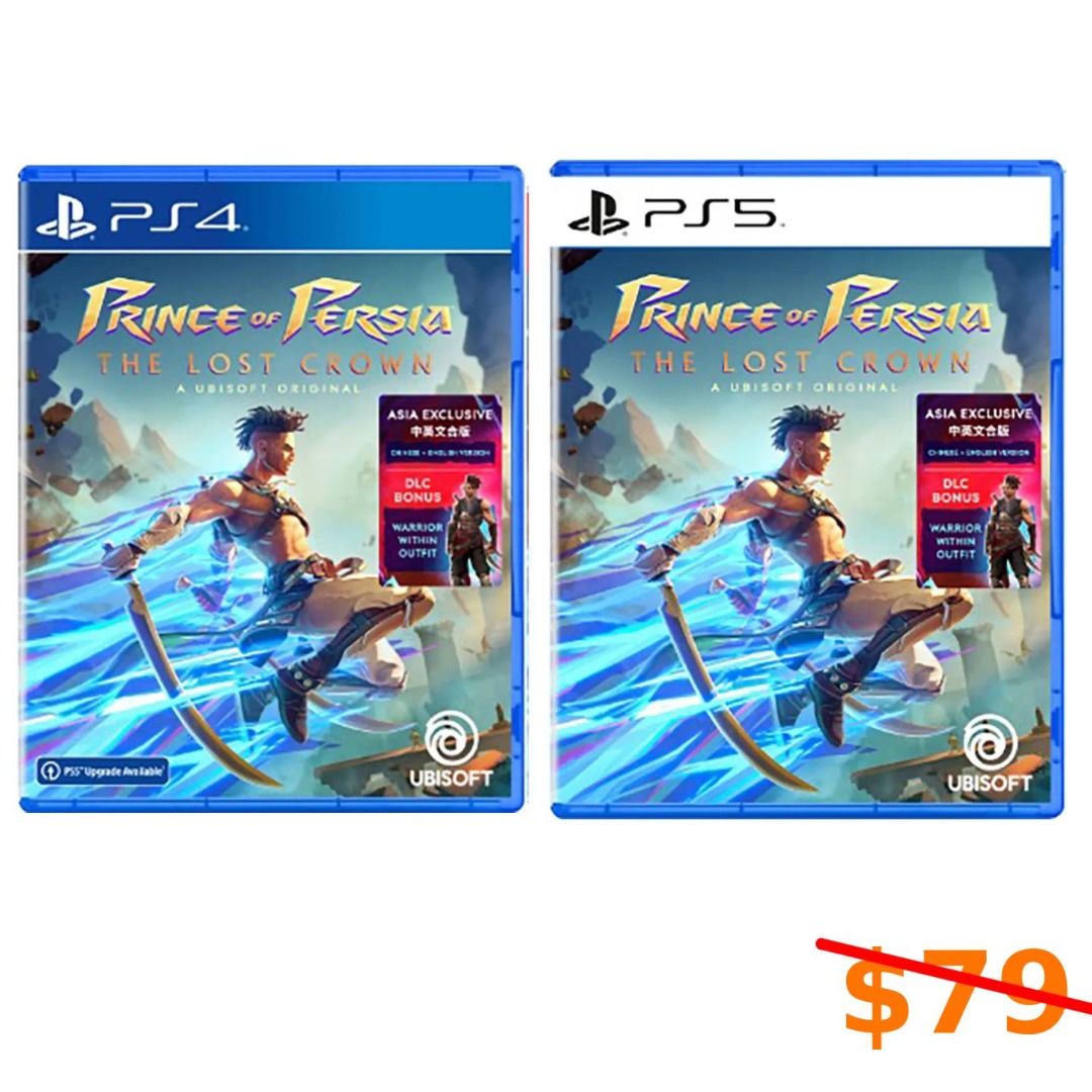 PS5 / Nintendo Switch Prince of Persia The Lost Crown [AS/中文/Eng