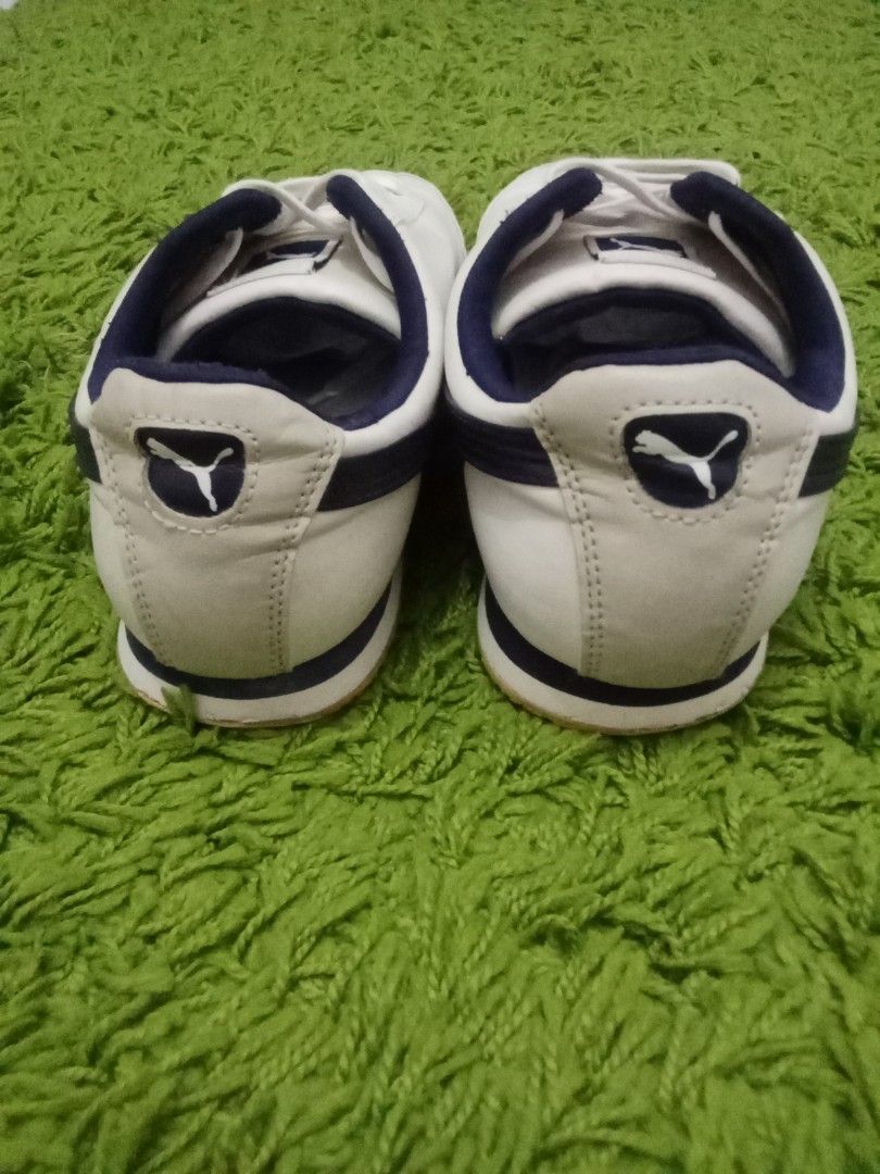 Puma roma white navy hotsell