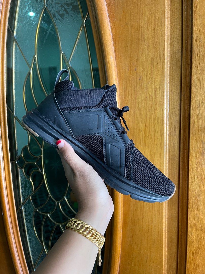 Puma leather running shoes new arrivals