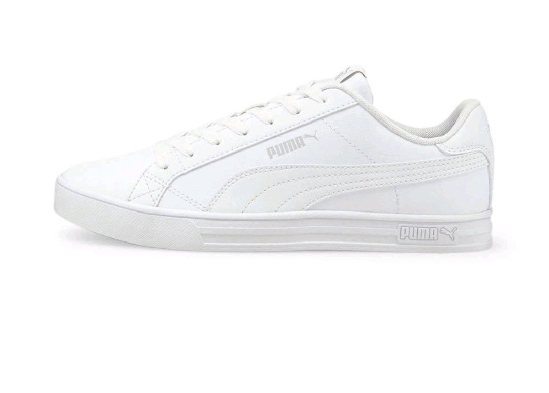 Puma smash white sale sneakers