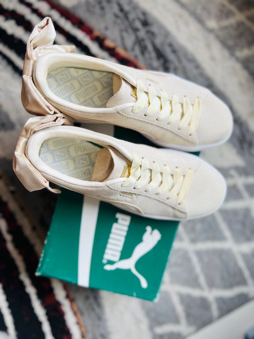 Puma Suede size EUR 36 Bow Metalic Gold moving out sale