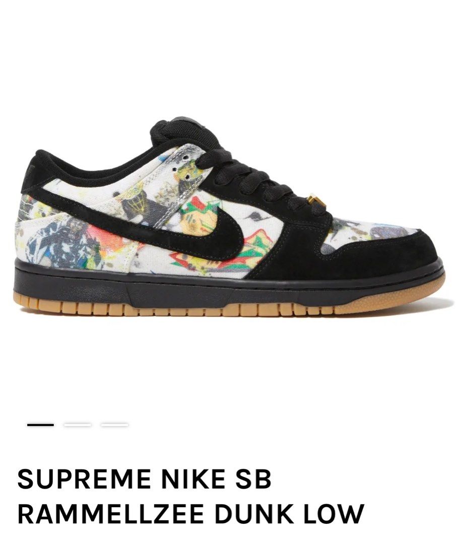 Rare nike sb Rammellzee x supreme low, Men's Fashion, Footwear, Sneakers on  Carousell