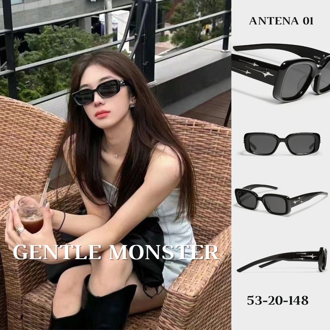 Ready Stock) Antena 01 | Gentle Monster Sunglasses | Size 53-20