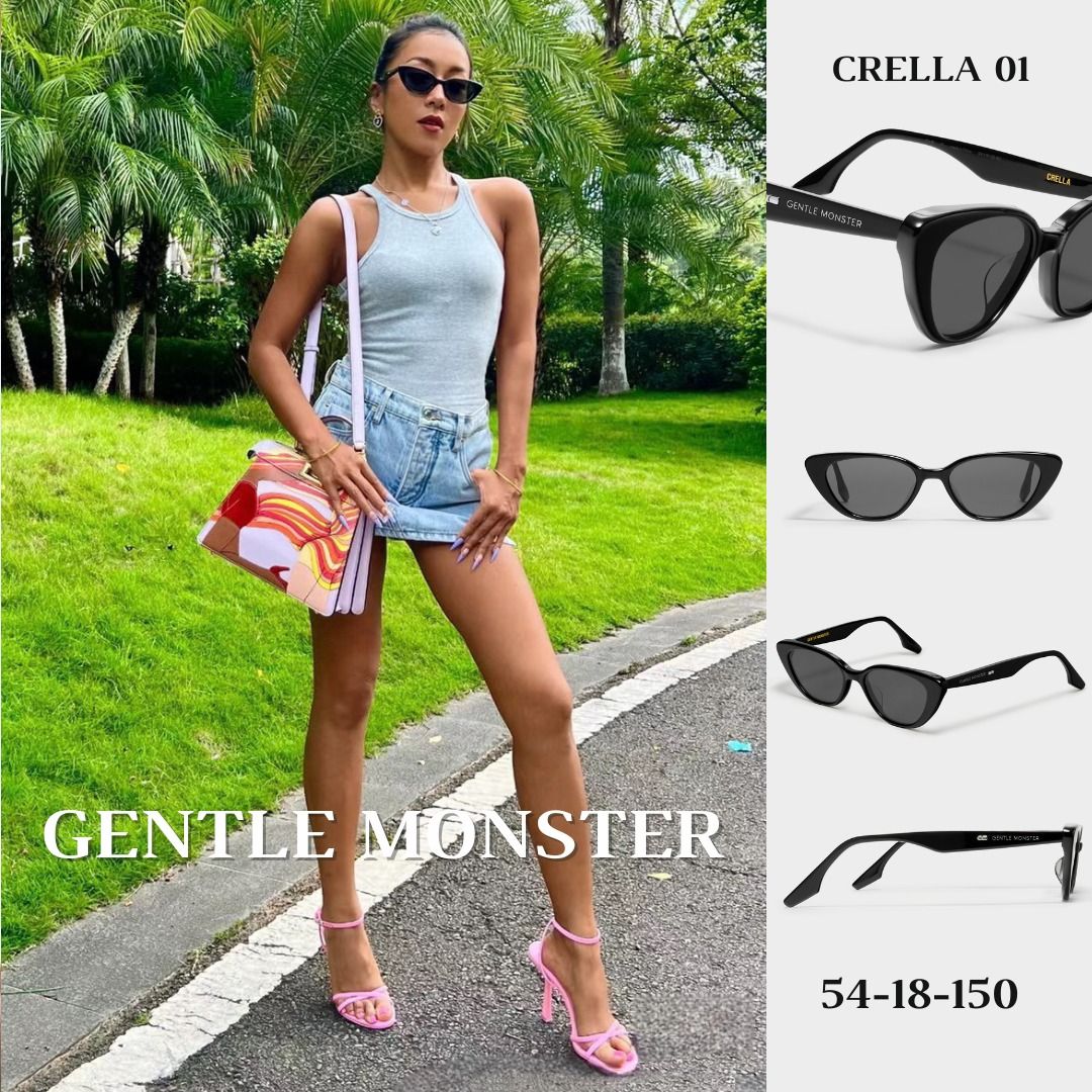 Ready Stock) Crella 01 | Gentle Monster Sunglasses | 55-18-150