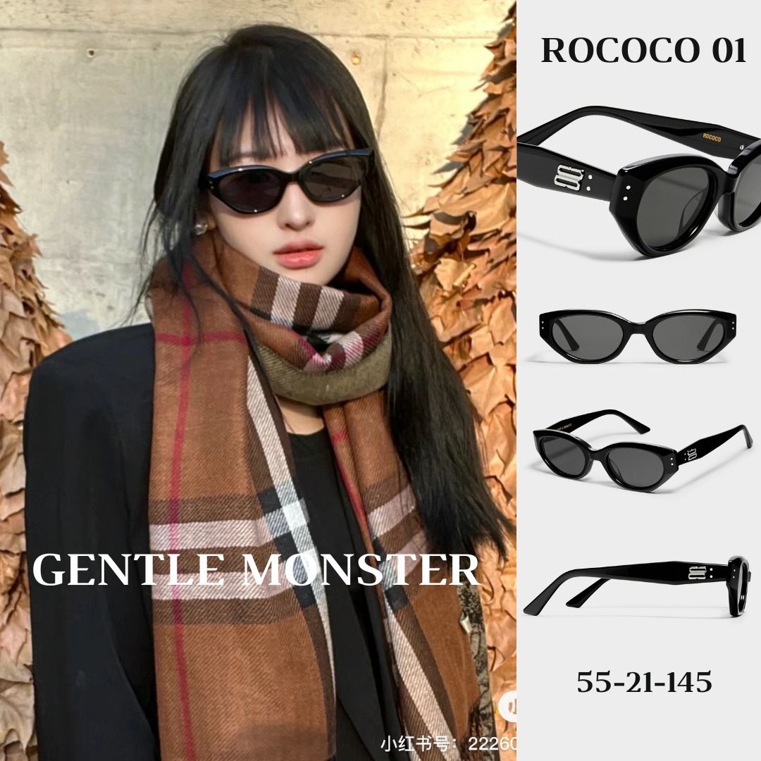Ready Stock)Rococo 01 | Gentle Monster Suglasses | 55-21-145  
