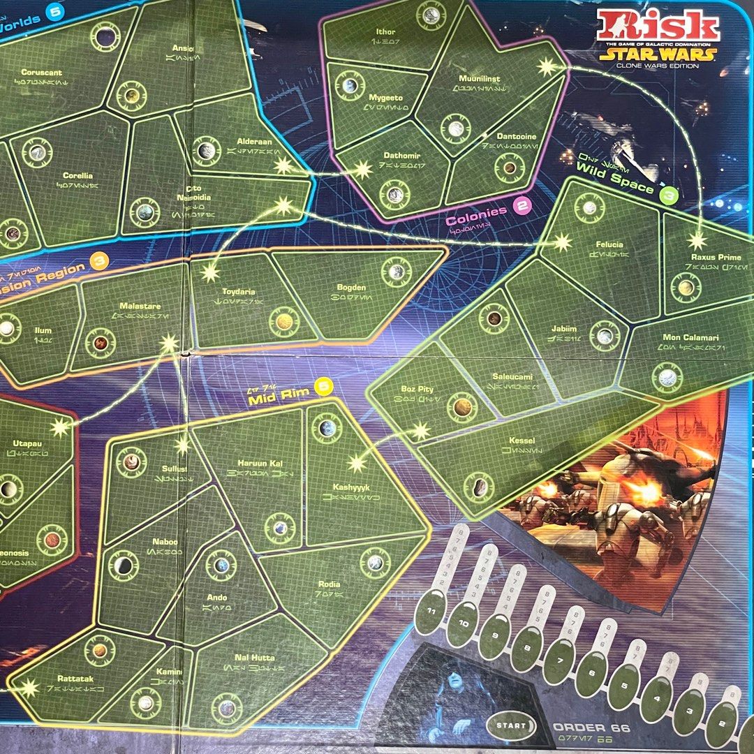 Risk Star Wars Clone Wars Edition Board Game, Hobbies & Toys, Toys ...
