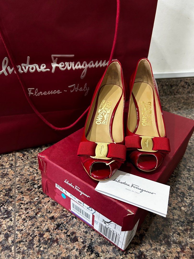 Salvatore ferragamo heel shoes cheap