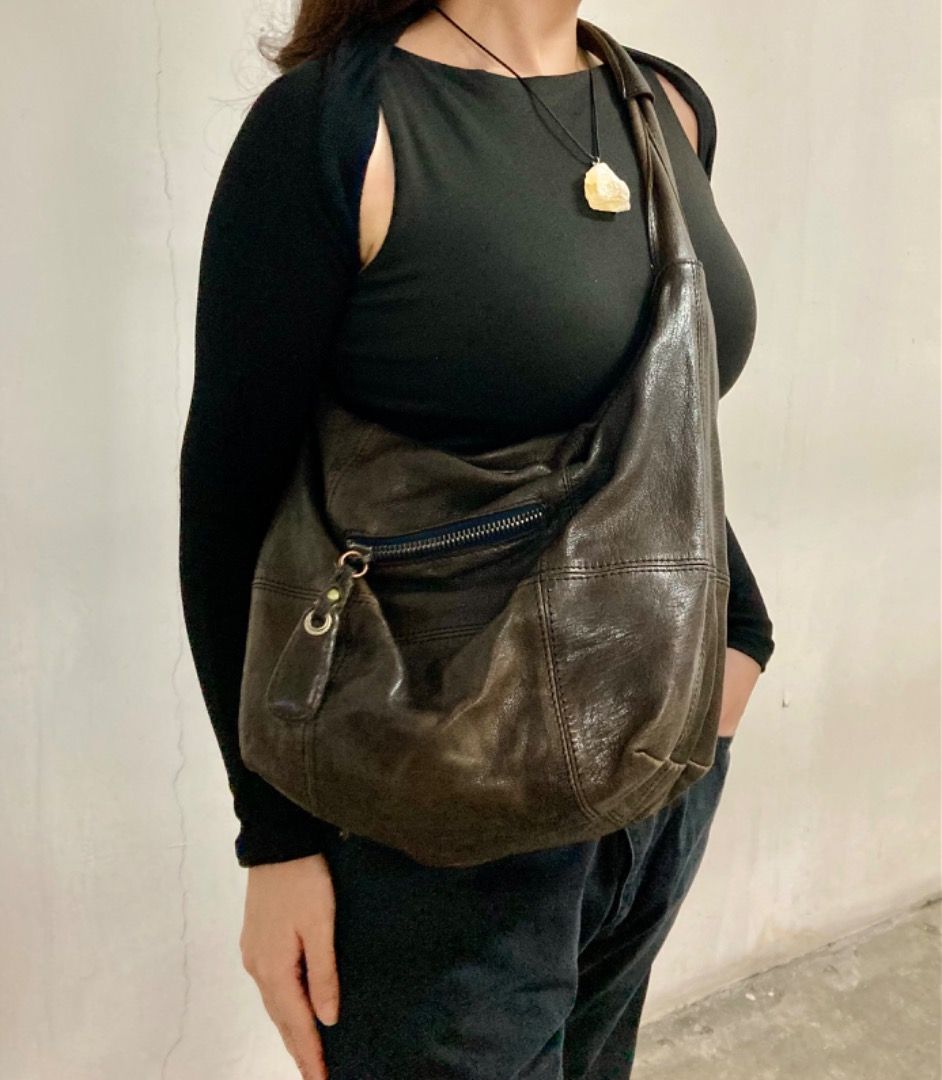 Sissi rossi hobo bag | genuine leather hobo bag | genuine leather ...