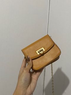 SMALL WALLET/ BAG WITH GOLD CHAIN