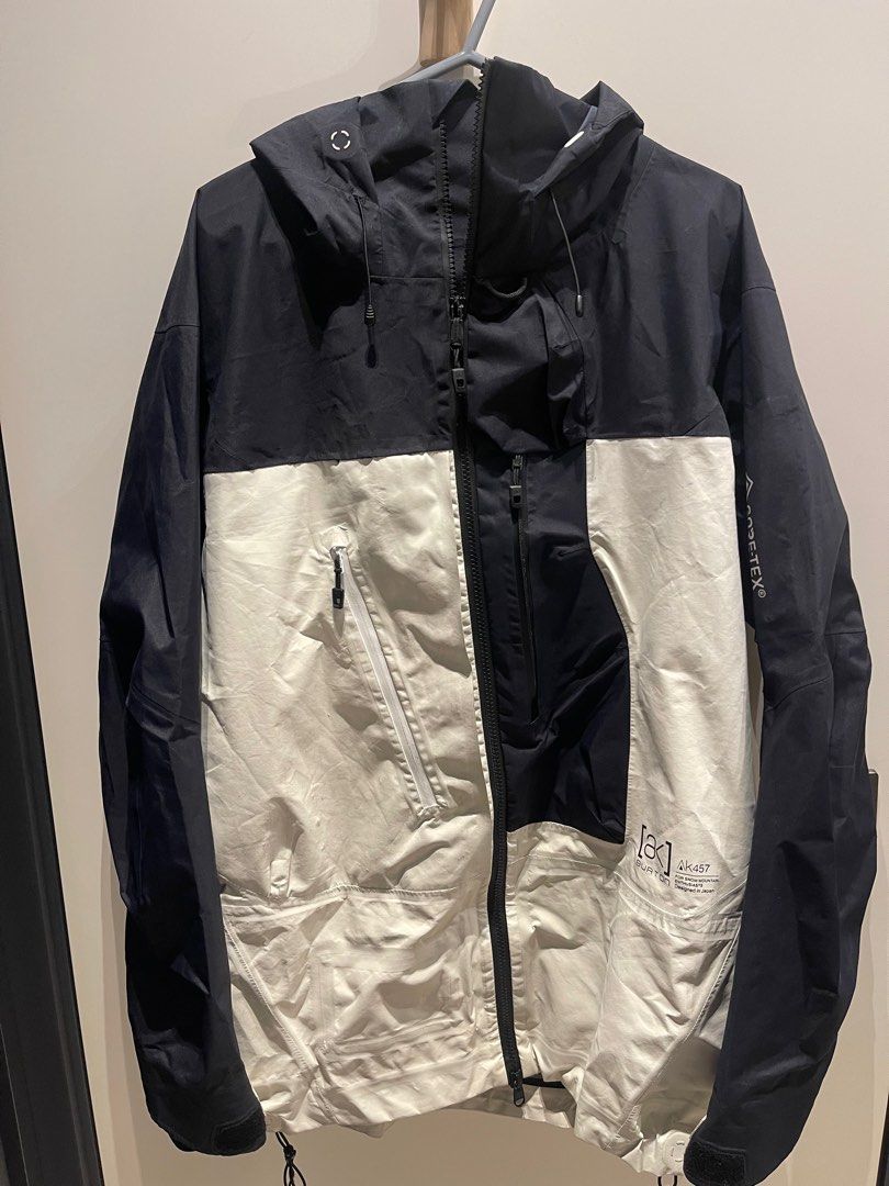Snowboard burton ak 457 jacket gore tex, 男裝, 外套及戶外衣服 