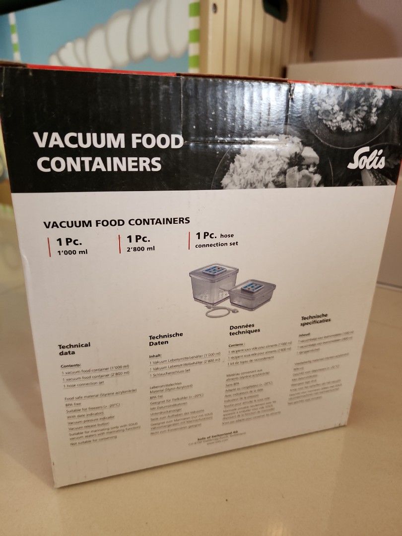 Solis Vacuum Machine Vac Prestige Sealer System, TV & Home Appliances ...