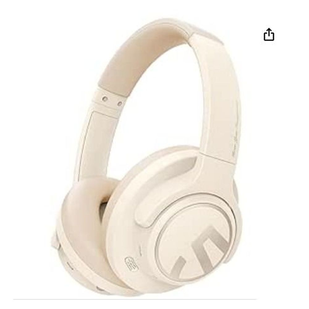 SoundPEATS Space Bluetooth 5.3 Headphones Hybrid Active Noise Cancelling  Wireless Over-Ear Headphone Foldable Lightweight On-Ear Multipoint  Connection with Microphone ANC